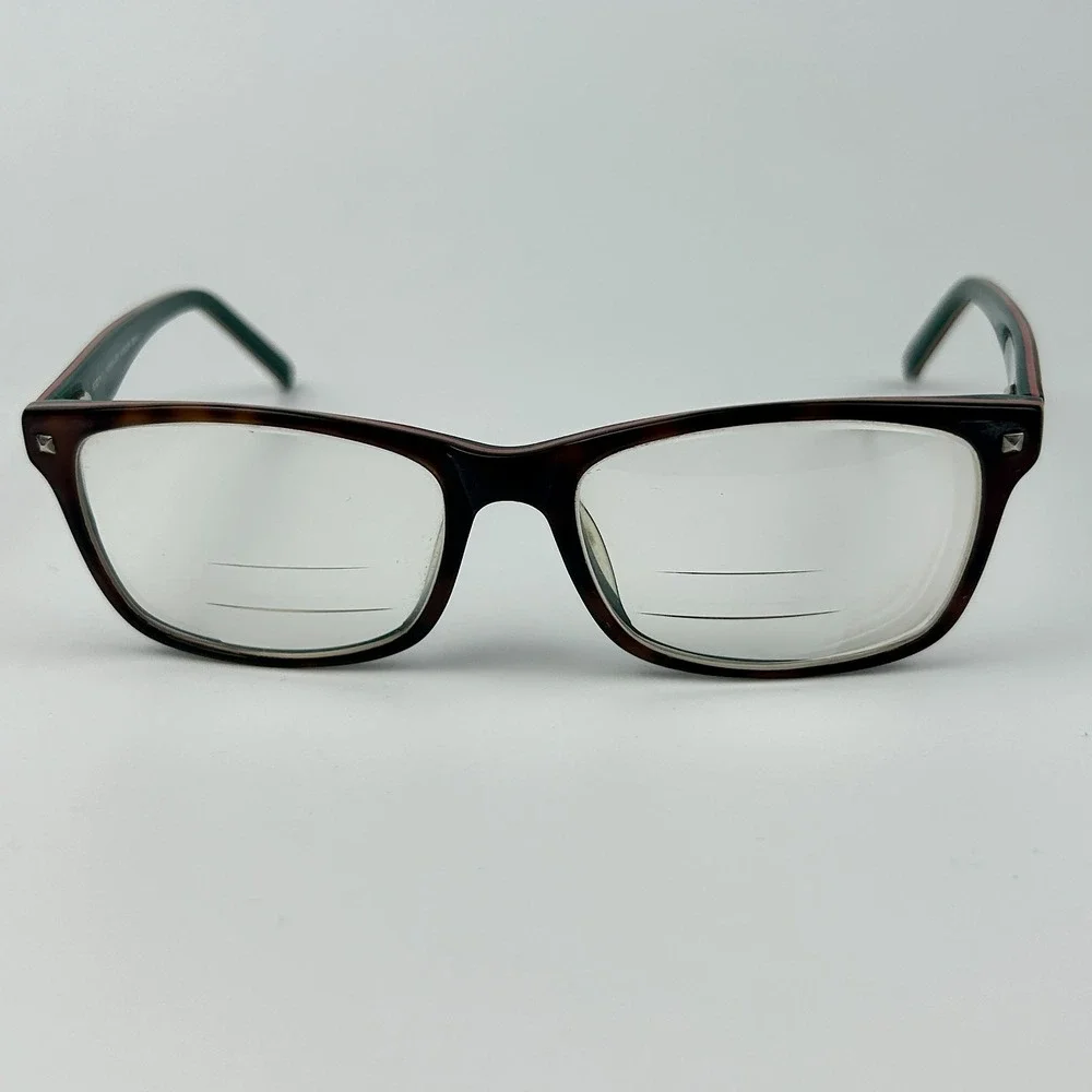 Avalon Beach Womens Eyeglasses Frame Black Tortoise Plastic Full Rim 52-16-140mm